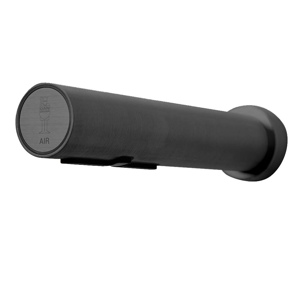 AIRTAP håndtørrer, vægmonteret, sort