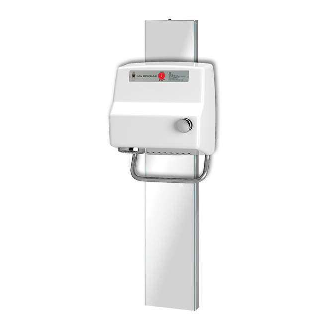 Højdejusteringsskinne med spejl til AA hårtørrer